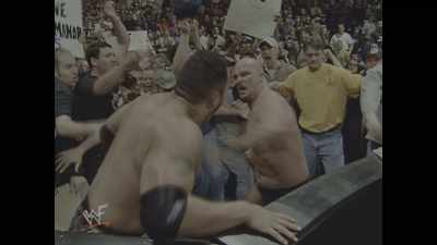 -[pensive music playing]
-[audience cheering] - Mr. McMahon