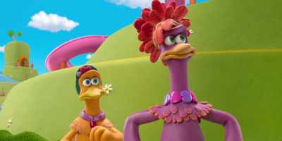 [pensive music playing] - Chicken Run: Dawn of the Nugget