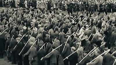 (pensive orchestral music) - Hitler's Gold