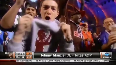 People are talking first pick overall
or a top ten. - Untold: Johnny Football