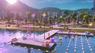 [PEOPLE CHATTERING
INDISTINCTLY] - LEGO Friends: Girls on a Mission