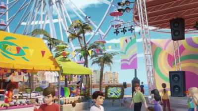 [PEOPLE CHATTERING
INDISTINCTLY] - LEGO Friends: Girls on a Mission