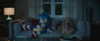 [people chattering on TV] - Sonic the Hedgehog 2