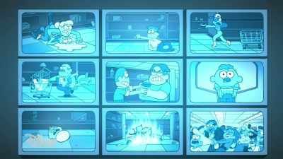 [people clamoring] - Big City Greens