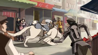 (PEOPLE EXCLAIMING) - The Legend of Korra
