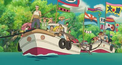 People from the town! - Ponyo