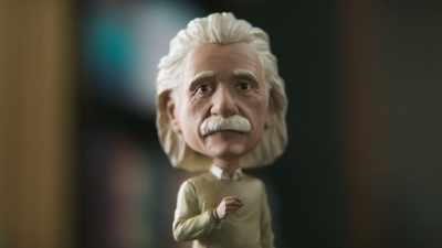 People have posters of einstein
in their room. - The Man Who Stole Einstein's Brain