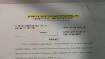 PEOPLE IN THE VIRGIN ISLANDS
THAT ARE OLDER, - Who Killed Jeffrey Epstein?
