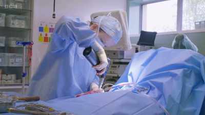 People may be surprised with us
using power tools in theatre, - 24/7 Pet Hospital