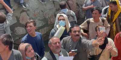 [people screaming] - Escape from Kabul
