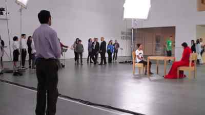 People stand in front of it for 30 seconds - Marina AbramoviÄ‡: The Artist Is Present