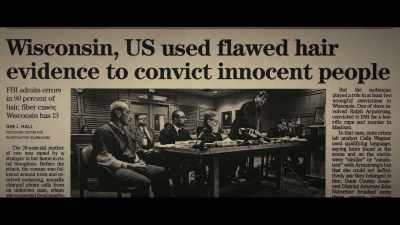 People who were convicted
on hair evidence... - The Innocent Man