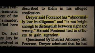 People with low IQs,
low-level cognitive functioning, - The Innocent Man