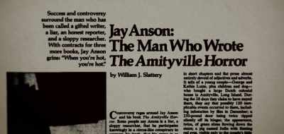 People would attach
themselves to this - Amityville: An Origin Story