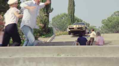 (people yelling)
(car crashing) - High School U.S.A.
