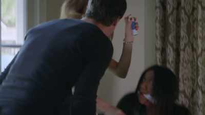 (pepper spray spraying)
(chris shouts) - Tall, Dark and Dangerous