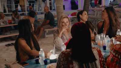 [percussive music] - The Real Housewives Ultimate Girls Trip