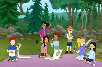 Perfect! If I set this up,
we might survive the night. - The Magic School Bus Rides Again