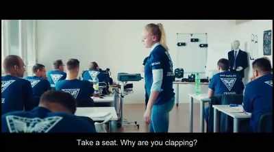 Perfect. Please take a seat.
(Claps) - Tiger Girl
