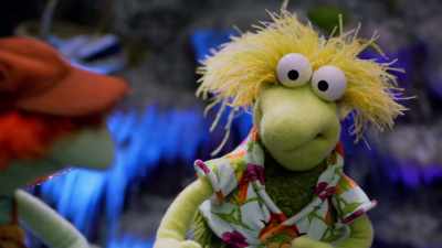 Perfect.
The one thing I'm trying to hide is stuck - Fraggle Rock: Back to the Rock