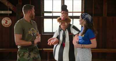 Perhaps you both could make a donation
to the Parks and Recrea-- - Woody Woodpecker Goes to Camp