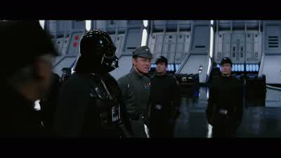 Perhaps I can find new ways to motivate themI tell you this station will be operational as plannedThe emperor does not share your optimistic appraisal of the situationBut he asks the impossible I need more menThen perhaps you can tell him when he - Star Wars: Episode VI   Return of the Jedi