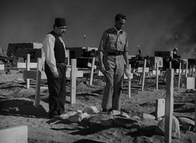 Perhaps I should bend down so you can hear me better - Five Graves to Cairo