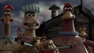 Perhaps he just went on holiday Perhaps he left to get awayfrom your infernal knittingYou always hit him See how you like itDon't push me four eyes - Chicken Run