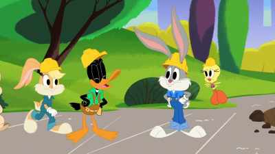 Perhaps you need to take a ride
with your old pal, Daffy Duck. - Bugs Bunny Builders