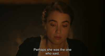 Perhaps she was the one who said, "Turn around." - Portrait of a Lady on Fire