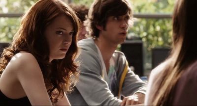 Perhaps you should embroider a red A on your wardrobe abominable tramp - Easy A