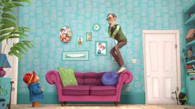 Perhaps we should
move the sofa this way. - The Adventures of Paddington
