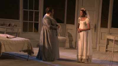 ― Perhaps then he'll...
― I'm sure he will. - Great British Theatre