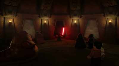 Perhaps Vaneé placed his hopes
on the wrong pilot. - Lego Star Wars Terrifying Tales