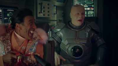 - Permission to go into apeshit mode.
- Permission granted. - Red Dwarf: The Promised Land