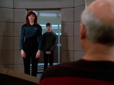 Permission to report to the Captain. - Star Trek: The Next Generation
