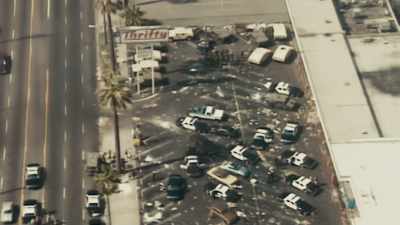 PETE WILSON: UH,
THE TROOPS CAME BUT THE - LA 92