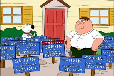 Peter, are you sure running against Lois
is such a good idea? - Family Guy