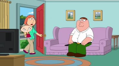 Peter, I just hit a pothole
in the road and got a flat. - Family Guy