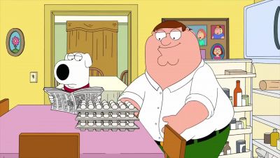Peter, what's with
all the eggs? - Family Guy