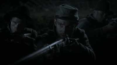 Pfanz: As soon as it was light
enough to see their targets, - Blood and Fury: America's Civil War