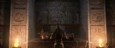 Pharaoh Akhenaten's
strange appearance - Alien: Battlefield Earth