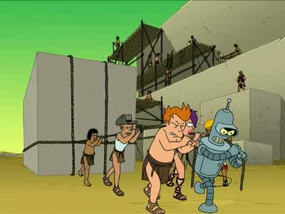 Pharaoh's counting on us! - Futurama