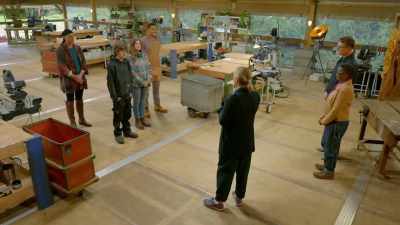 Phew! Good luck, woodworkers,
get woodworking. - Handmade: Britain's Best Woodworker