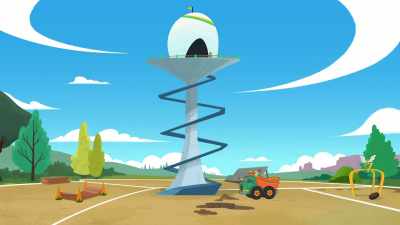 Phew! Look at it now,
upgraded in every way. - Bugs Bunny Builders