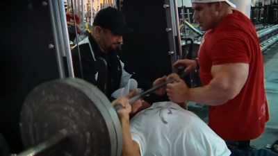 Phil would come out
periodically and train. - Breaking Olympia: The Phil Heath Story