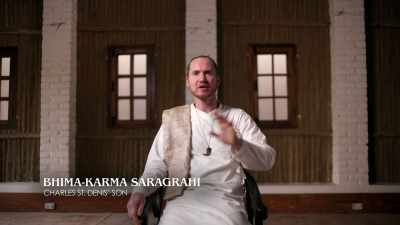 Philosophically speaking,
culturally, morally speaking, - Krishnas: Gurus. Karma. Murder.