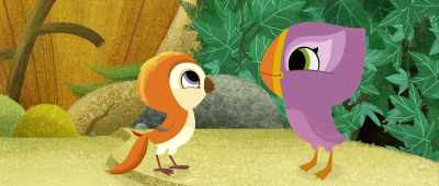 Phoenix, you keep watch here, - Puffin Rock and the New Friends