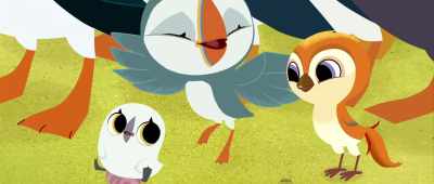 Phoenix! Marvin is going
to help us dig burrows! - Puffin Rock and the New Friends