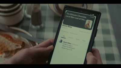 (phone bleeps) - Obituary